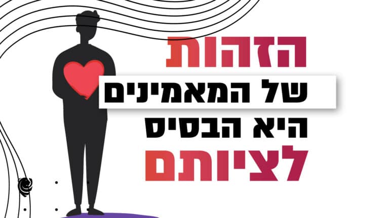 הזהות של המאמינים היא הבסיס לציותם הגות יומית